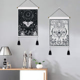 Tapisérie Yugarlibi 2ks malé tapisérie visící měsíc a slunce Home - Doplňky a dekorace Naty Shop