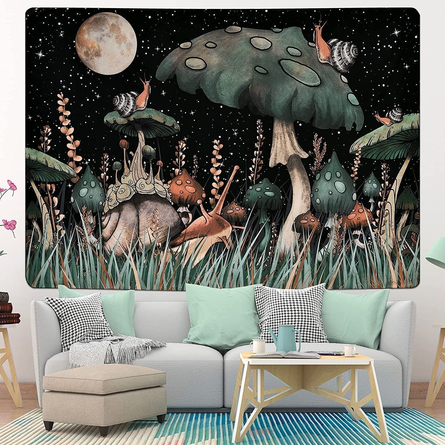 Tapiserie yugarlibi houba černý lesní šnek závěsný Home - Doplňky a dekorace Naty Shop