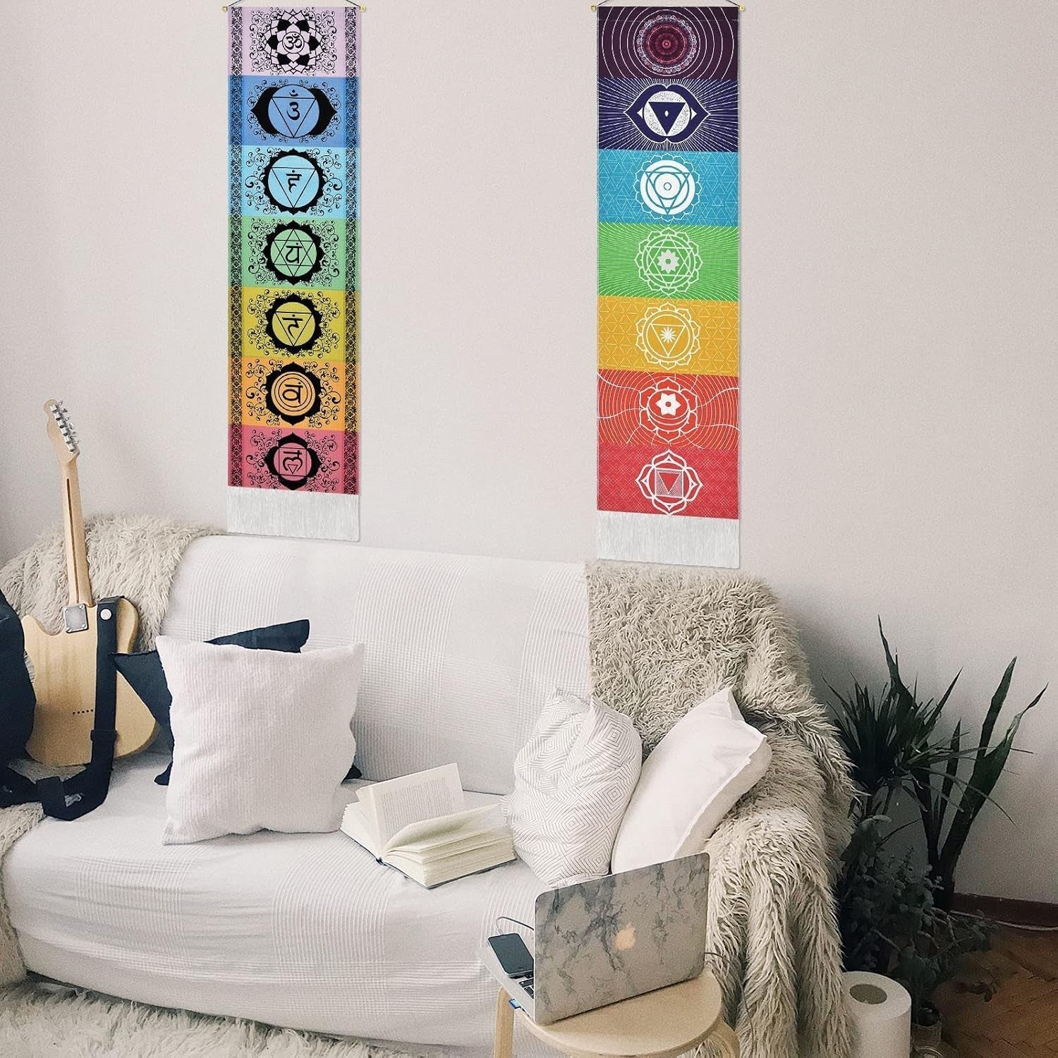 Tapiserie yugarlibi závěsná sada čakra meditace jóga trippy Home - Doplňky a dekorace Naty Shop