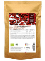 Tilia BIO Goji bobule 1 kg Naty Shop dehydratované produkty 200 G (1 balení)