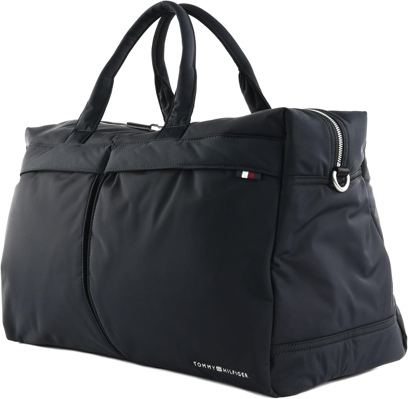 Pánská cestovní taška Tommy Hilfiger TH Signature AM0AM12218 cestovní taška, černá (černá) zavazadla a cestovní potřeby Naty Shop