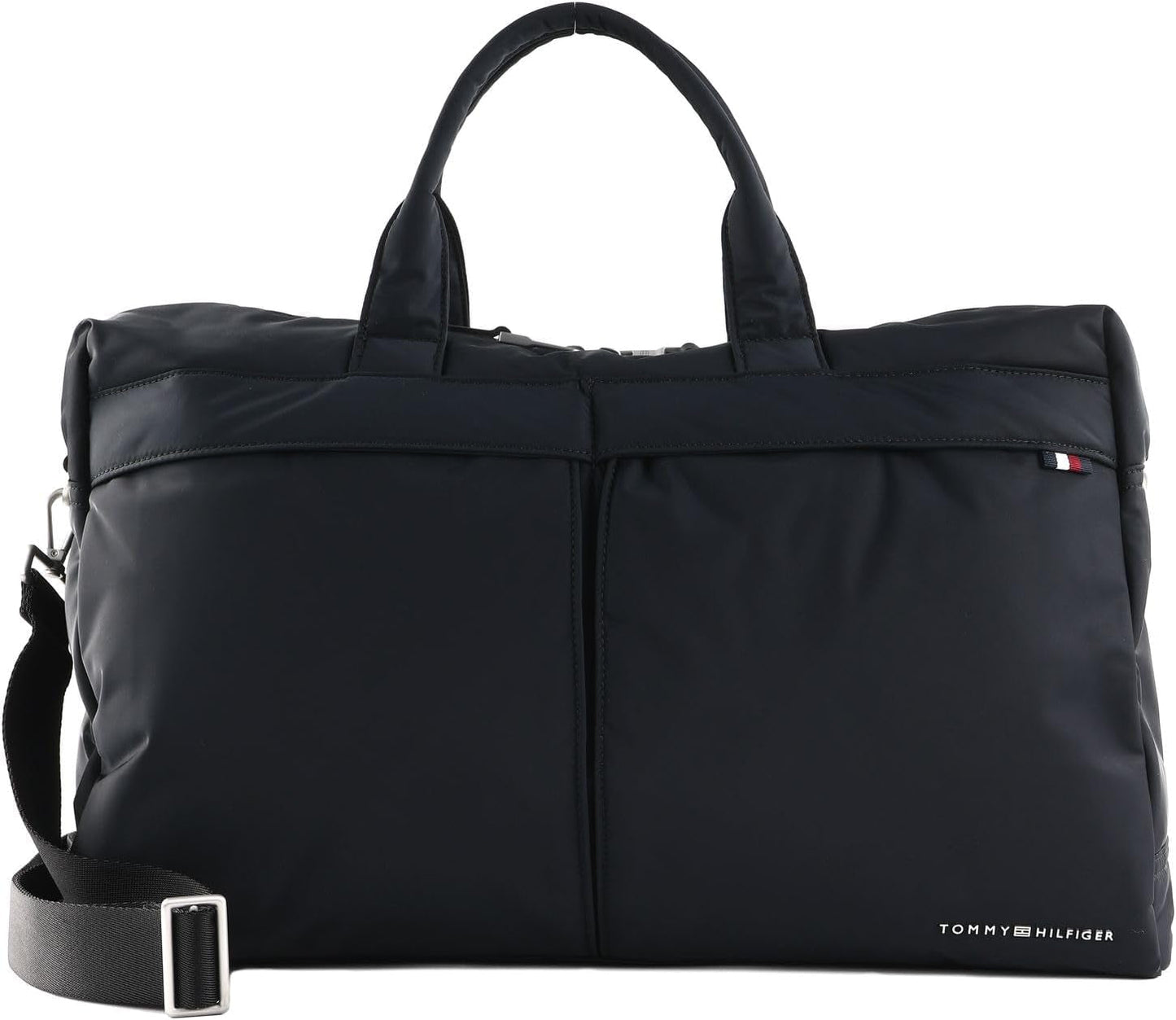 Tommy Hilfiger Pánská cestovní taška TH Signature AM0AM12218 cestovní taška, černá (černá) Zavazadla a cestovní vybavení Naty Shop Výchozí název