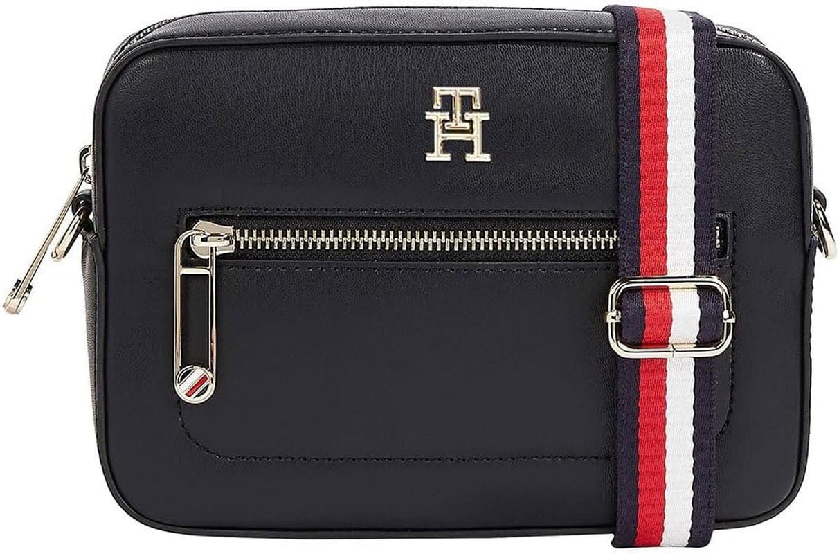 Crossbody kabelka Tommy Hilfiger Ikonická taška na fotoaparát Malé tašky Dámské Naty Shop Space Blue