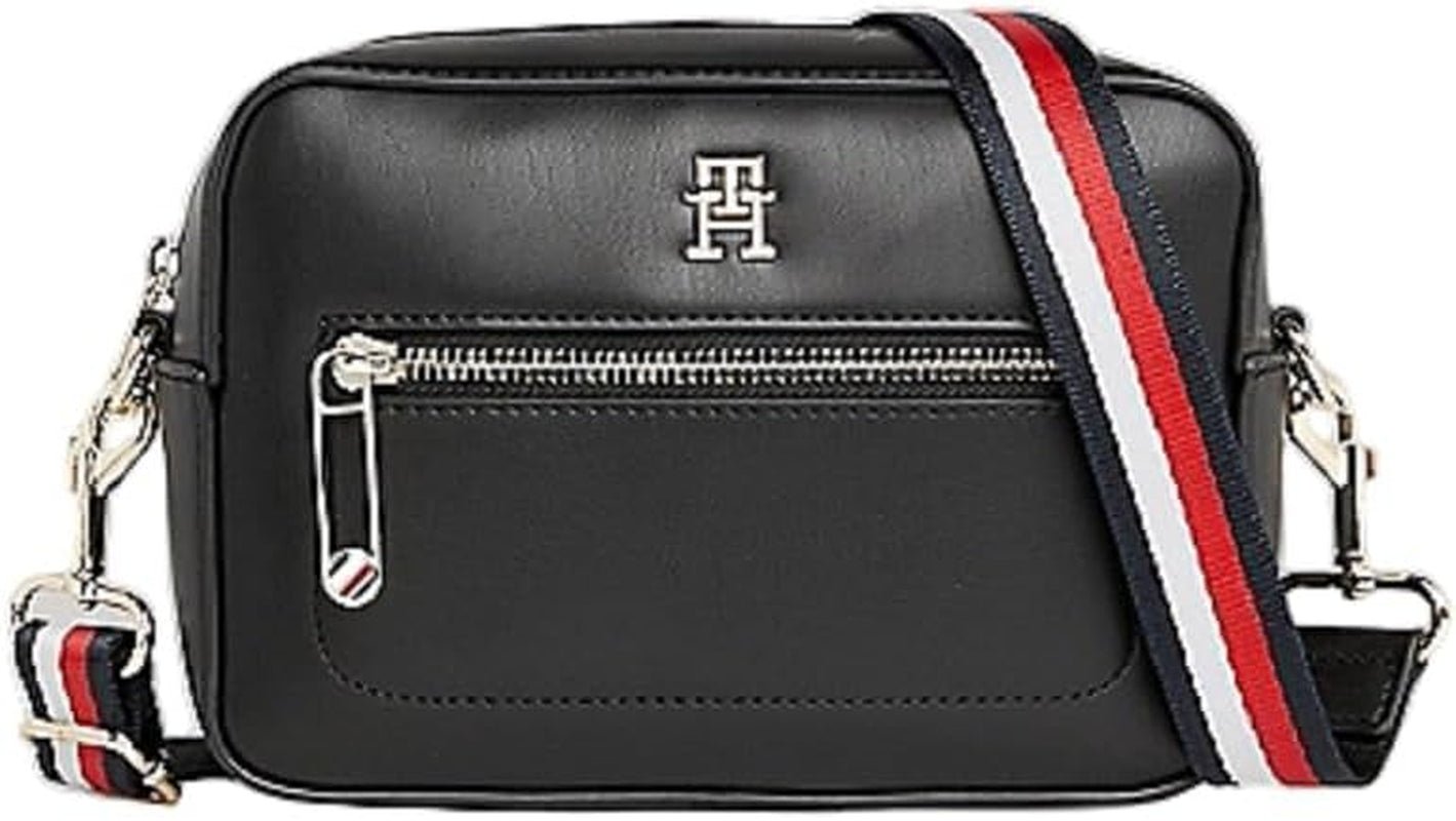 Crossbody kabelka Tommy Hilfiger Ikonická taška na fotoaparát Malé dámské tašky Naty Shop Black