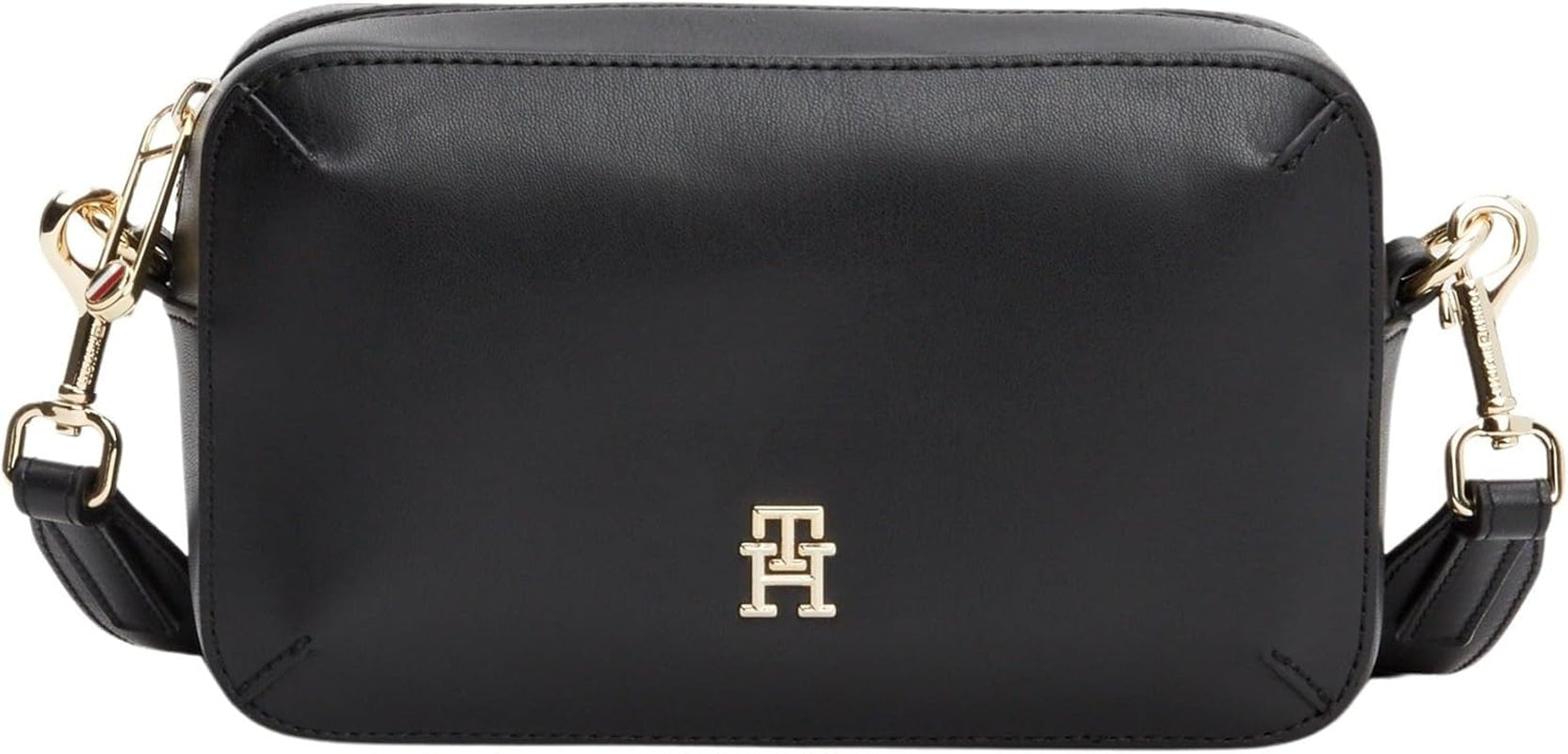 Crossbody kabelka Tommy Hilfiger Chic Flap Crossover Malé dámské tašky Naty Shop Černá (černá)