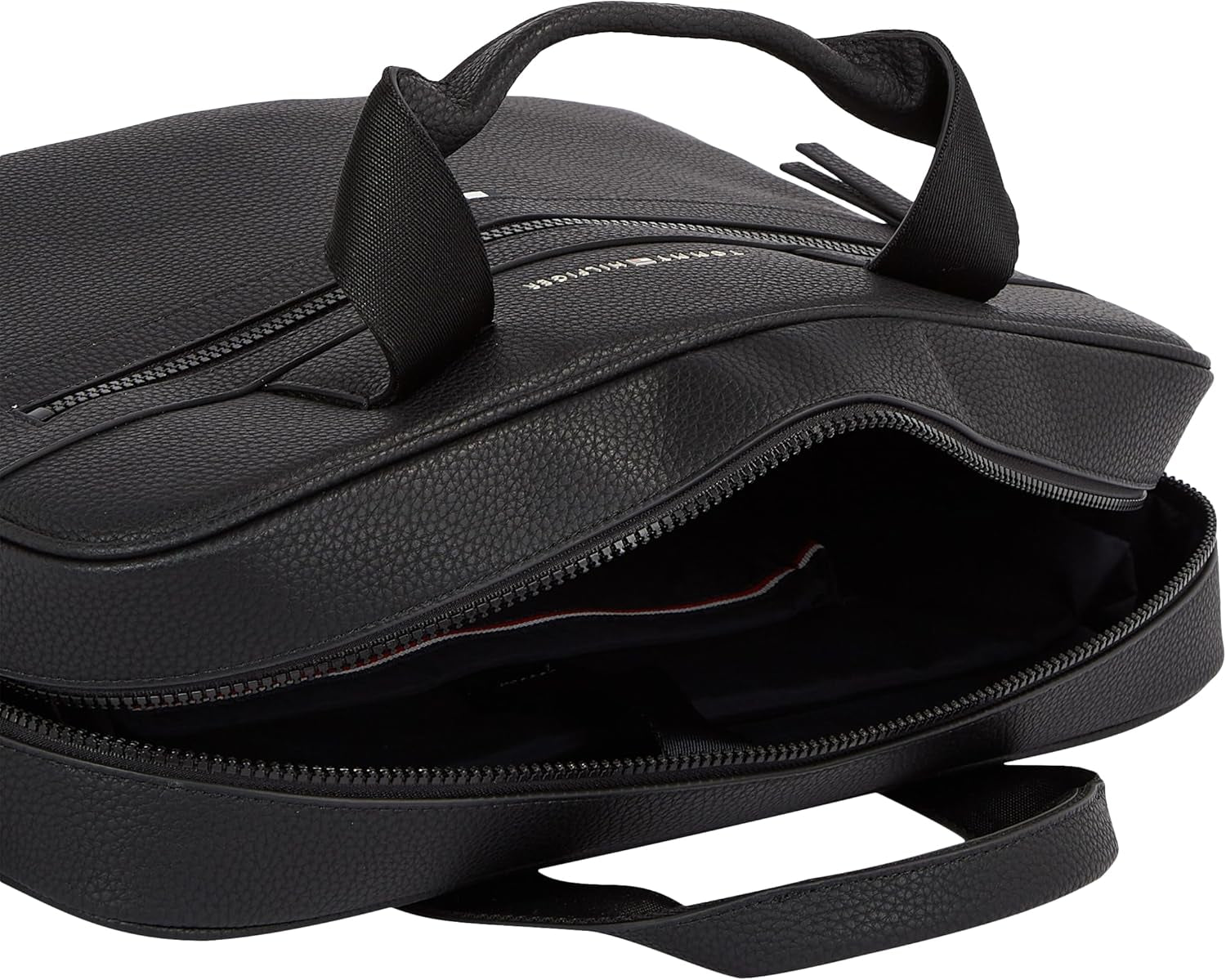 Tommy Hilfiger ESSENTIAL PU COMPUTER BAG brašna na notebook pro muže, černá, OS Luggage and Travel Gear Naty Shop