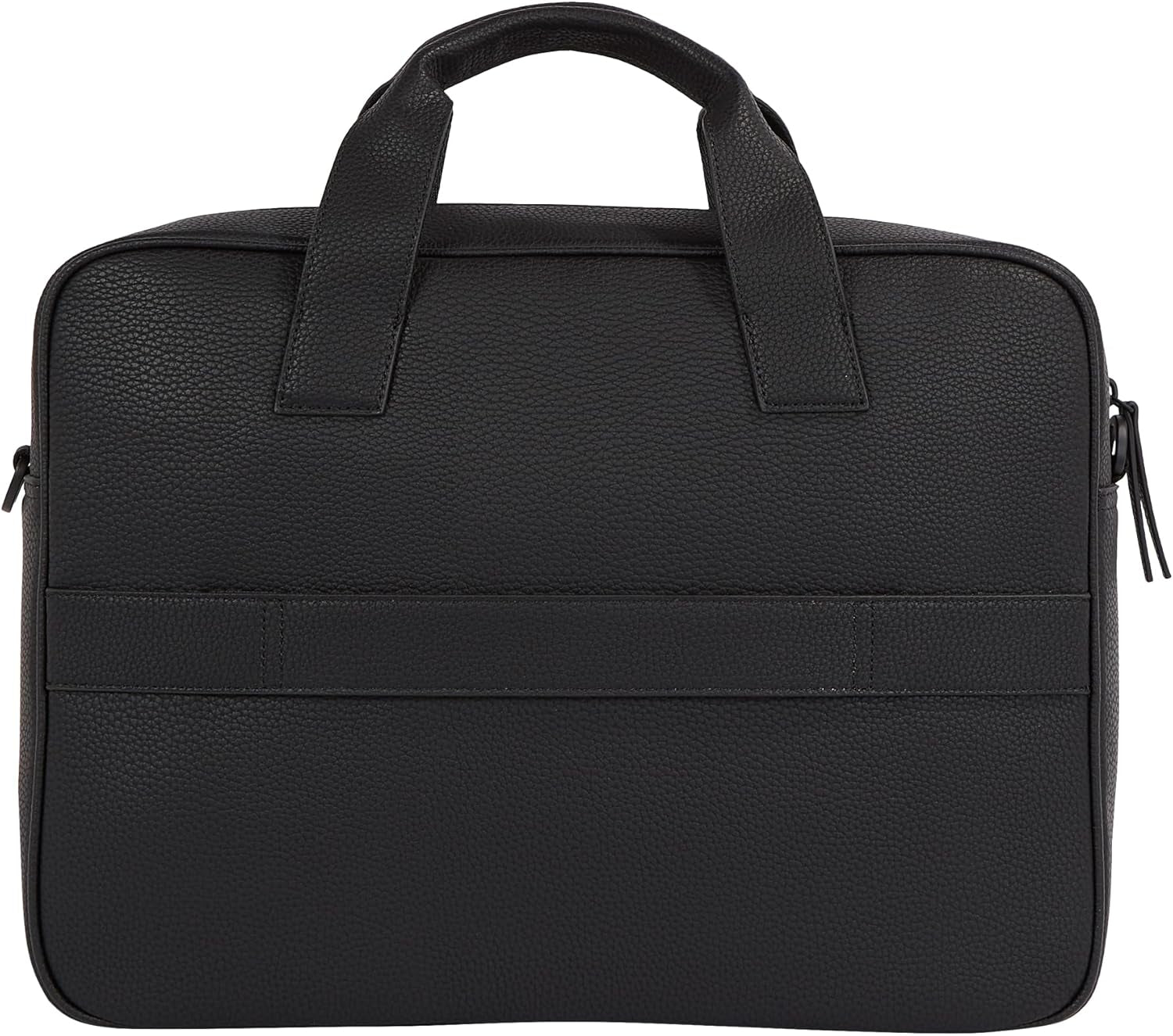 Tommy Hilfiger ESSENTIAL PU COMPUTER BAG brašna na notebook pro muže, černá, OS Luggage and Travel Gear Naty Shop