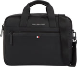 Tommy Hilfiger ESSENTIAL PU COMPUTER BAG brašna na notebook pro muže, černá, OS Zavazadla a cestovní potřeby Naty Shop Výchozí název