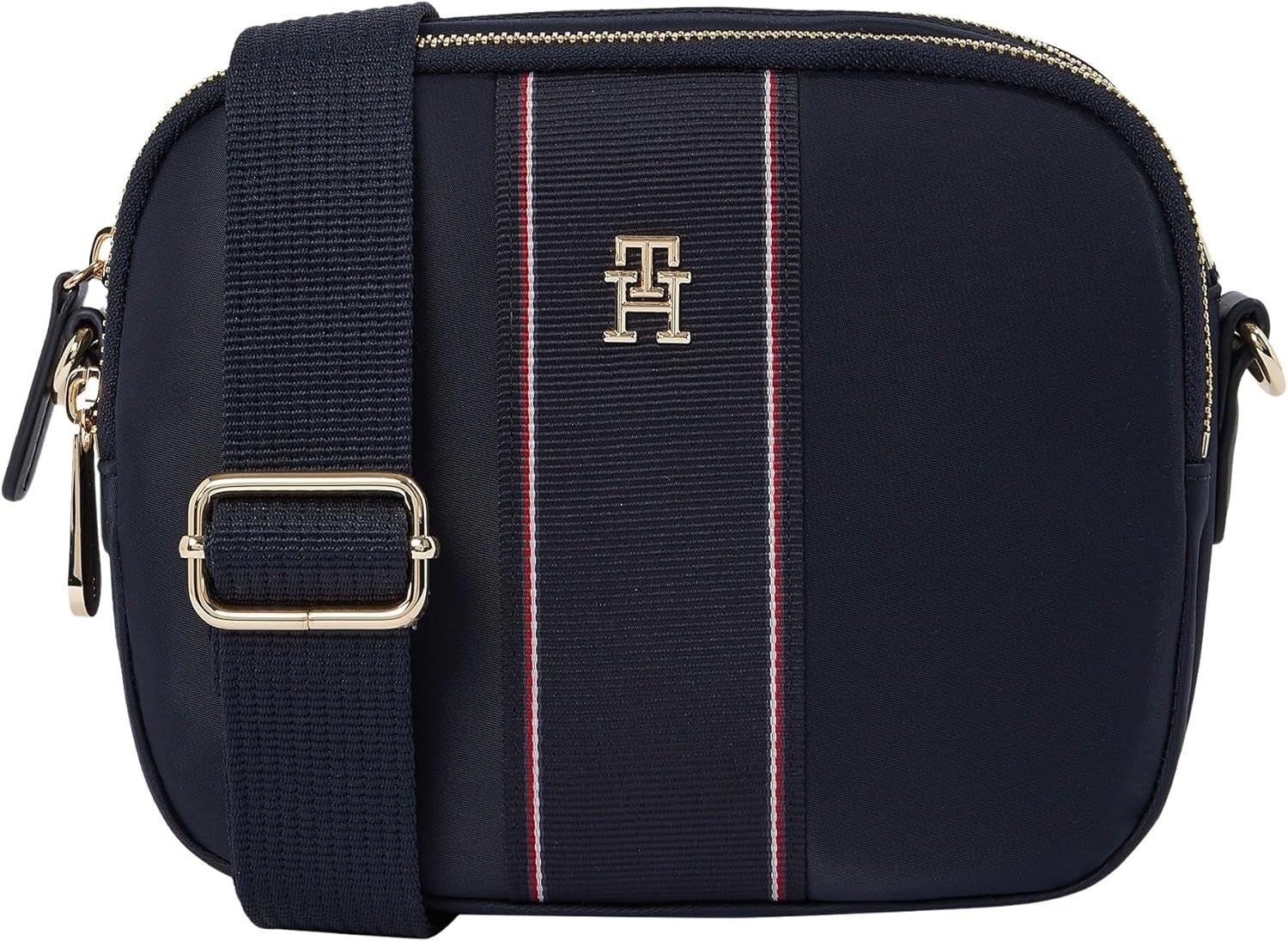 TOMMY HILFIGER Dámská taška na fotoaparát Poppy Body Aw0aw17230 Crossover Zavazadla a cestovní vybavení Naty Shop Blue (Space Blue Body)