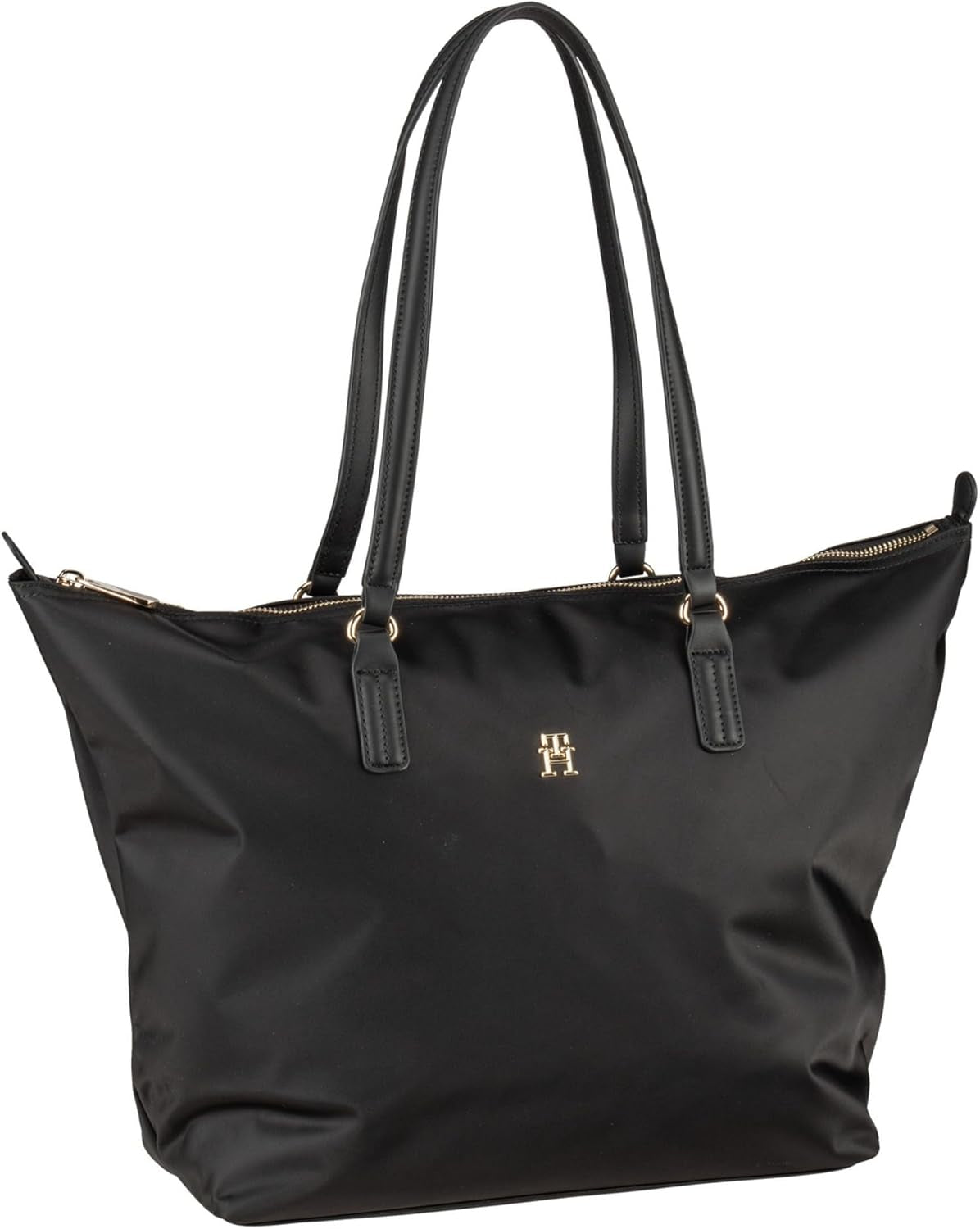 Tommy Hilfiger Dámská Poppy Tote Taška na zip Dámské Tašky Naty Shop Černá (černá)