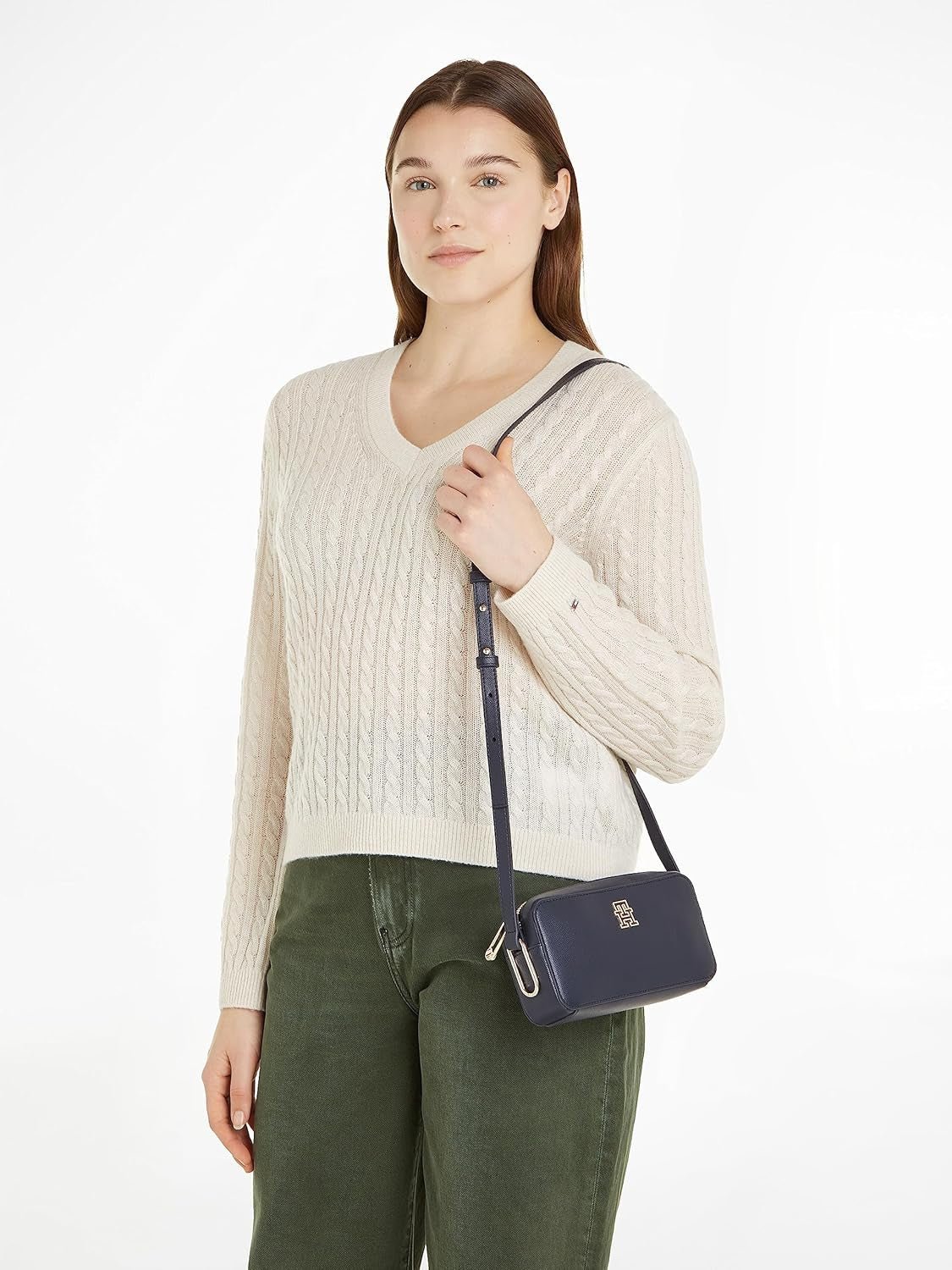 Dámská taška přes rameno Tommy Hilfiger Nadčasová taška na fotoaparát malá, modrá (vesmírně modrá), univerzální dámské tašky Naty Shop