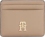Dámské pouzdro na karty Tommy Hilfiger Dámské s logem, Béžová (Coastal Taupe), Jedna velikost Pánská peněženka Naty Shop Výchozí název