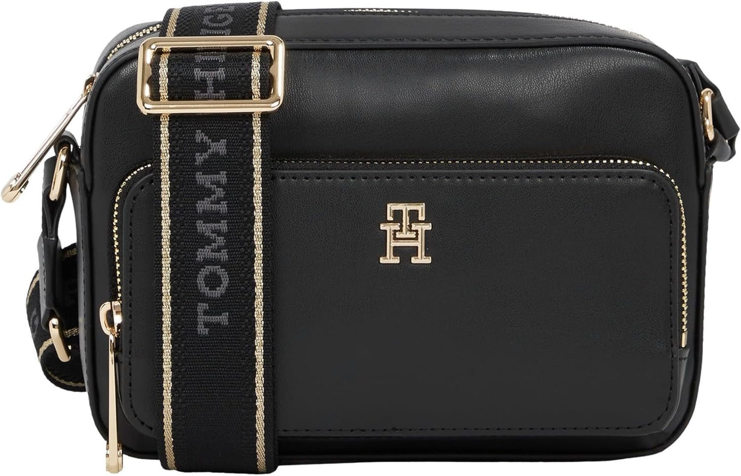 Tommy Hilfiger Ladies Th Joy Camera Bag Aw0aw16812 Crossover zavazadla a cestovní vybavení Naty Shop Černá (černá)