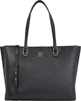 Tommy Hilfiger Ladies Th Timeless Workbag Školní taška Jednovelikostní tašky Dámské Naty Shop Černá (černá)