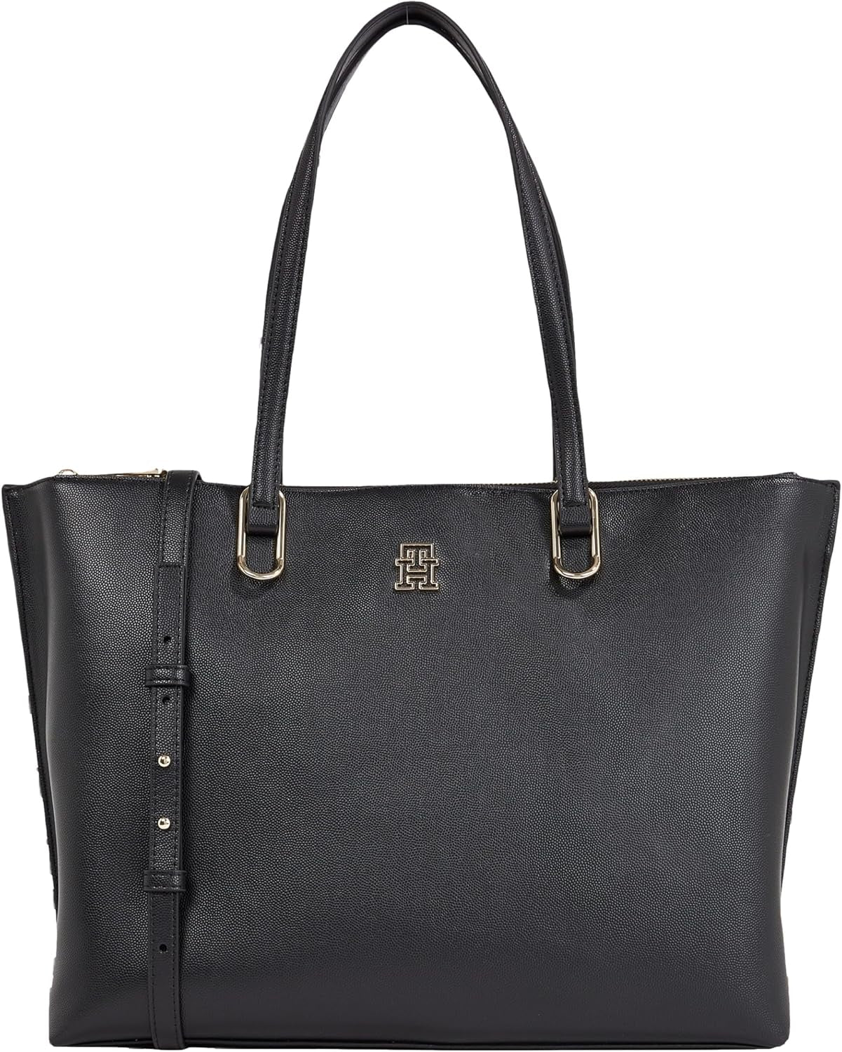 Tommy Hilfiger Ladies Th Timeless Workbag Školní taška Jednovelikostní tašky Dámské Naty Shop Černá (černá)