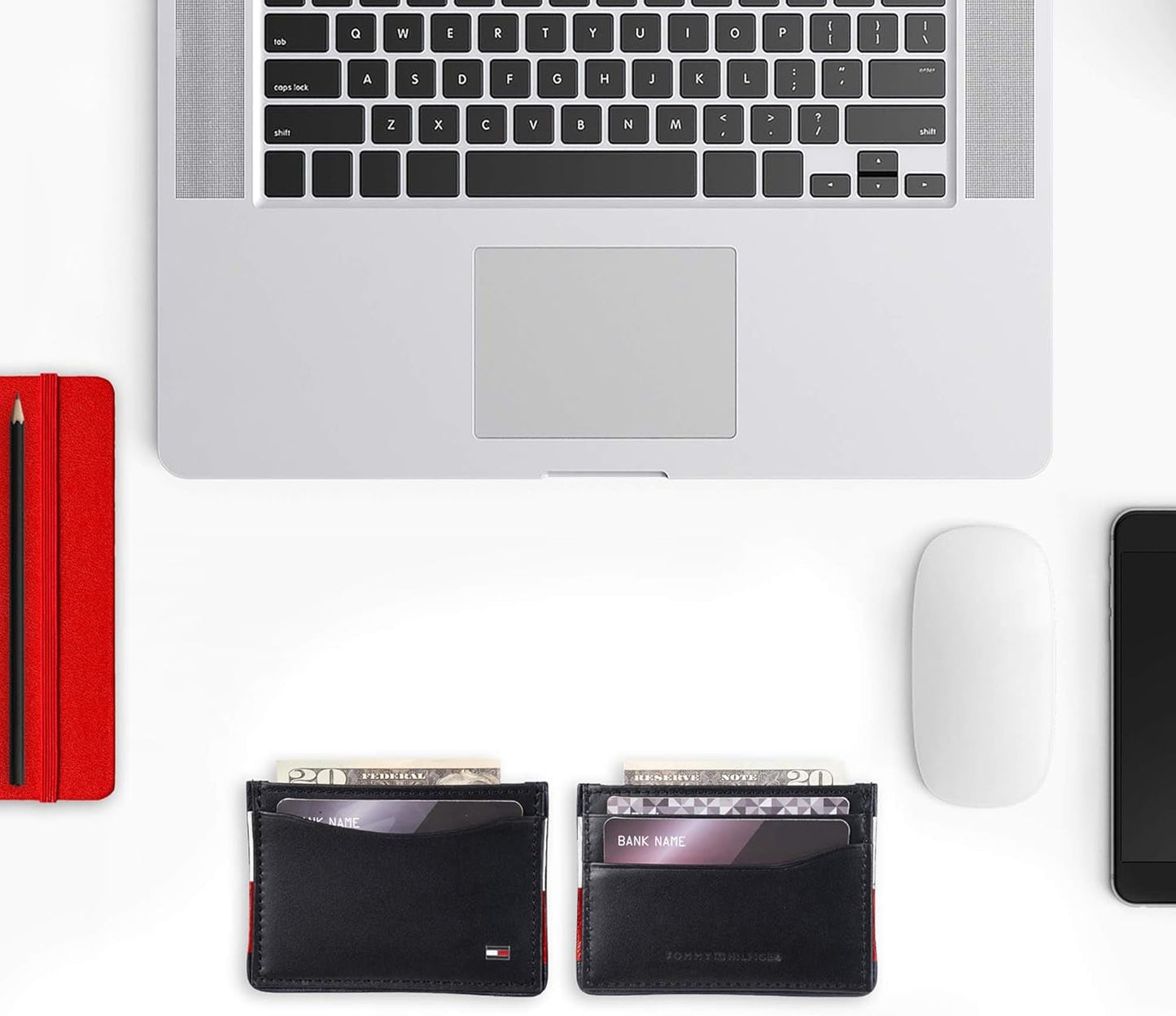 Pánská peněženka Tommy Hilfiger Držák RFID blokovací karty Držák peněženky Pánská peněženka Naty Shop