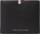 Tommy Hilfiger Pánské Th Prem Lea Cc Flap and Coin Am0am11270 Peněženky Peněženka Muži Naty Shop Black (Black) Bone
