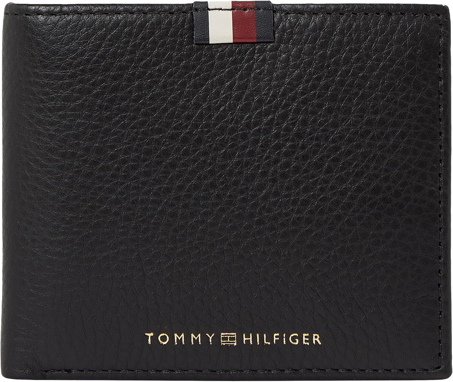 Tommy Hilfiger Pánské Th Prem Lea Cc Flap and Coin Am0am11270 Peněženky Peněženka Muži Naty Shop Black (Black) Bone