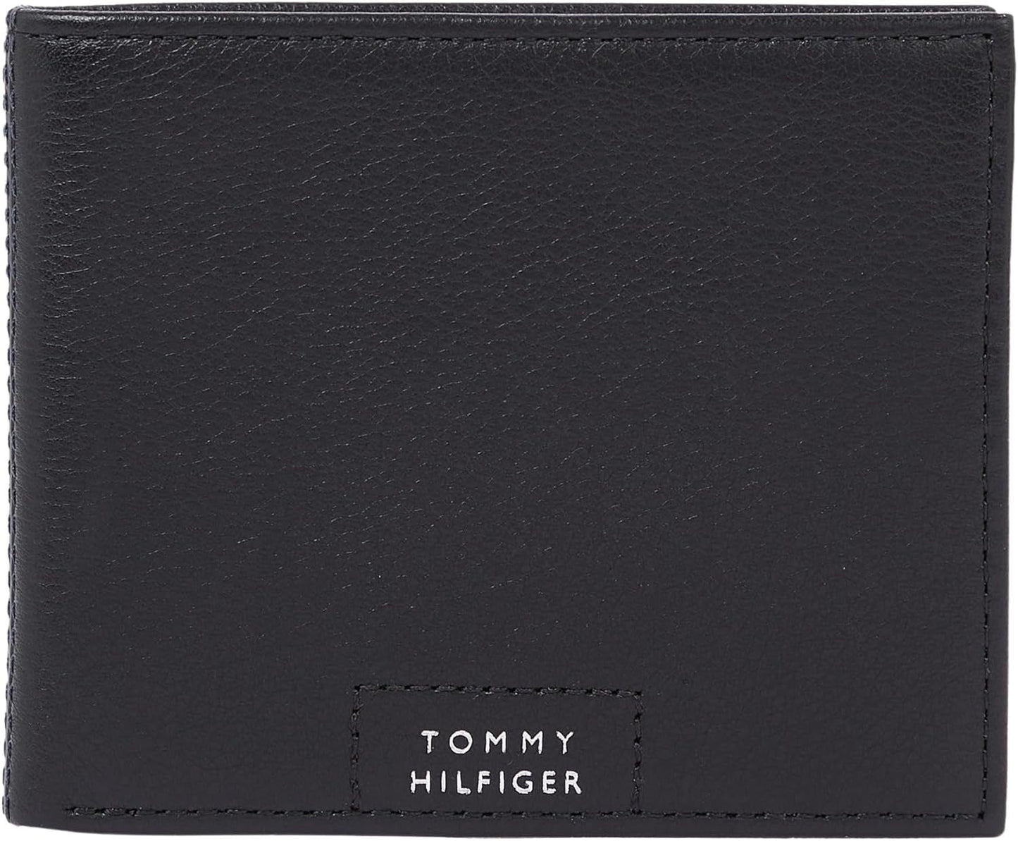 Pánská peněženka Tommy Hilfiger Kožená Mini peněženka Malá Naty Shop Pánská peněženka Černá (Černá) Os