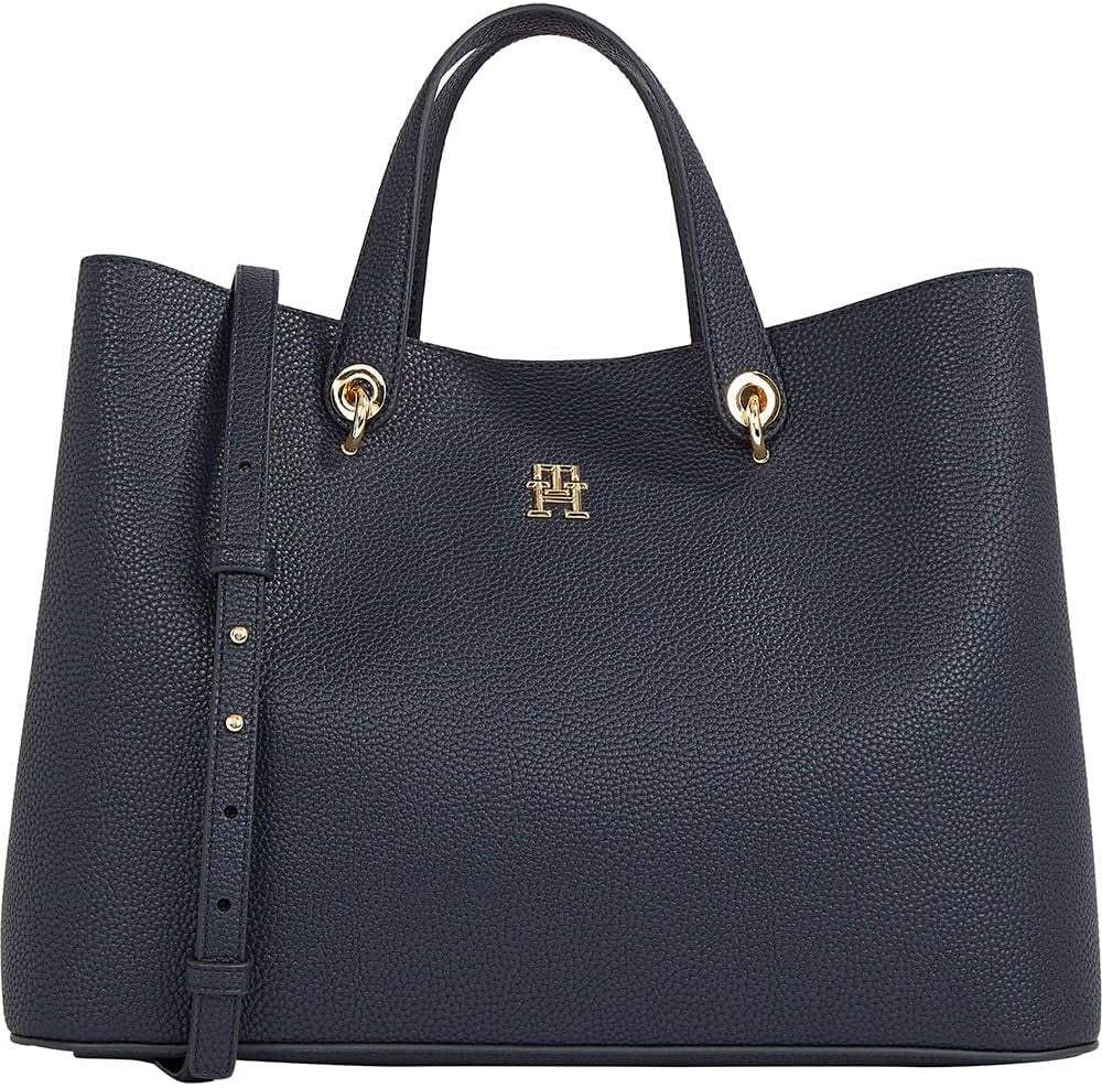 Tommy Hilfiger brašna emblém odnímatelný ramenní popruh Tašky Ženy Naty Shop Modrá (Space Blue)