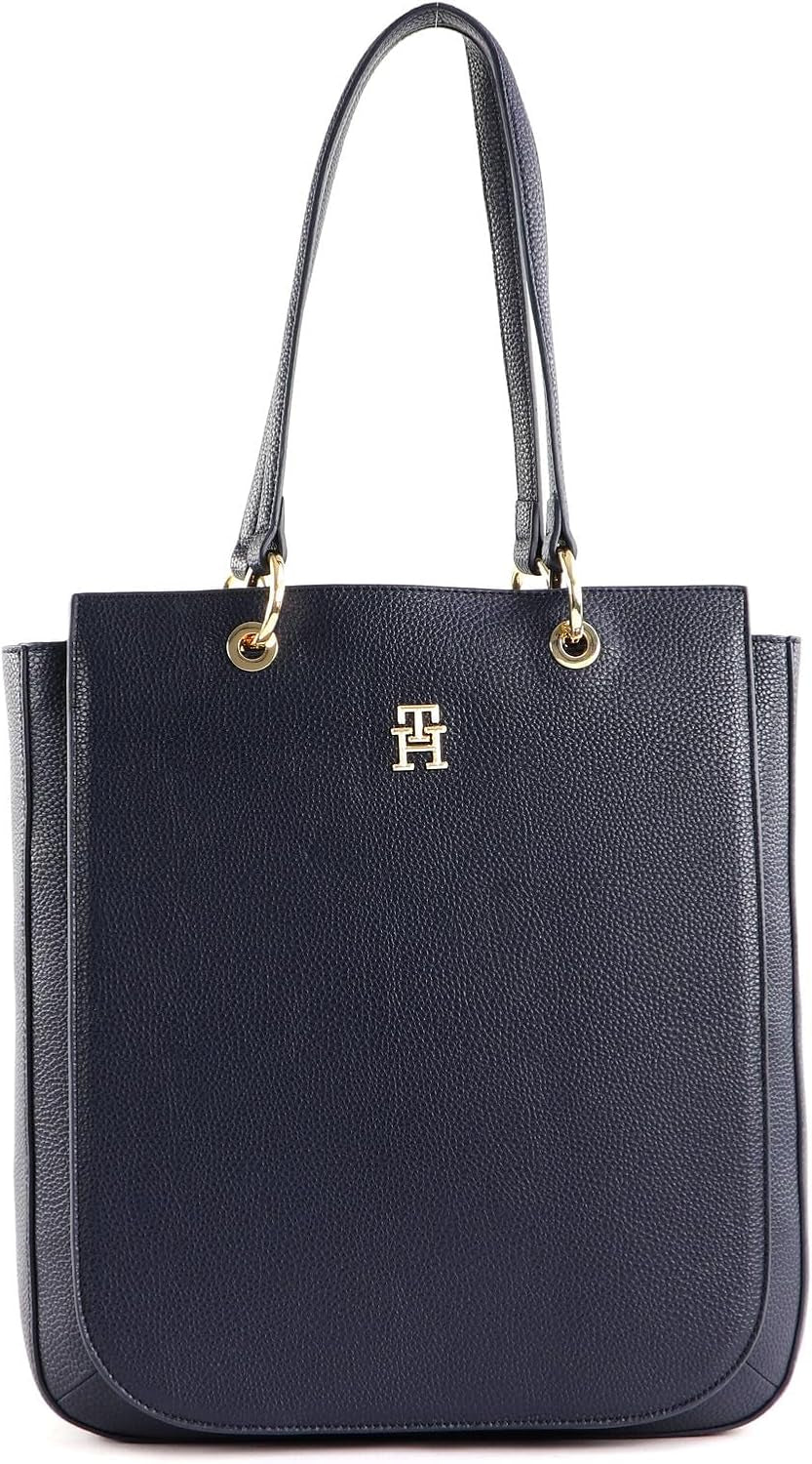 Tommy Hilfiger Th Emblem Ns Work Tote Aw0aw14498 Tote Bag Dámské Tašky Naty Shop Blue (Space Blue)