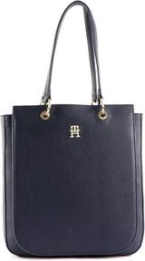 Tommy Hilfiger Th Emblem Ns Work Tote Aw0aw14498 Tote Bag Dámské Tašky Naty Shop Blue (Space Blue)