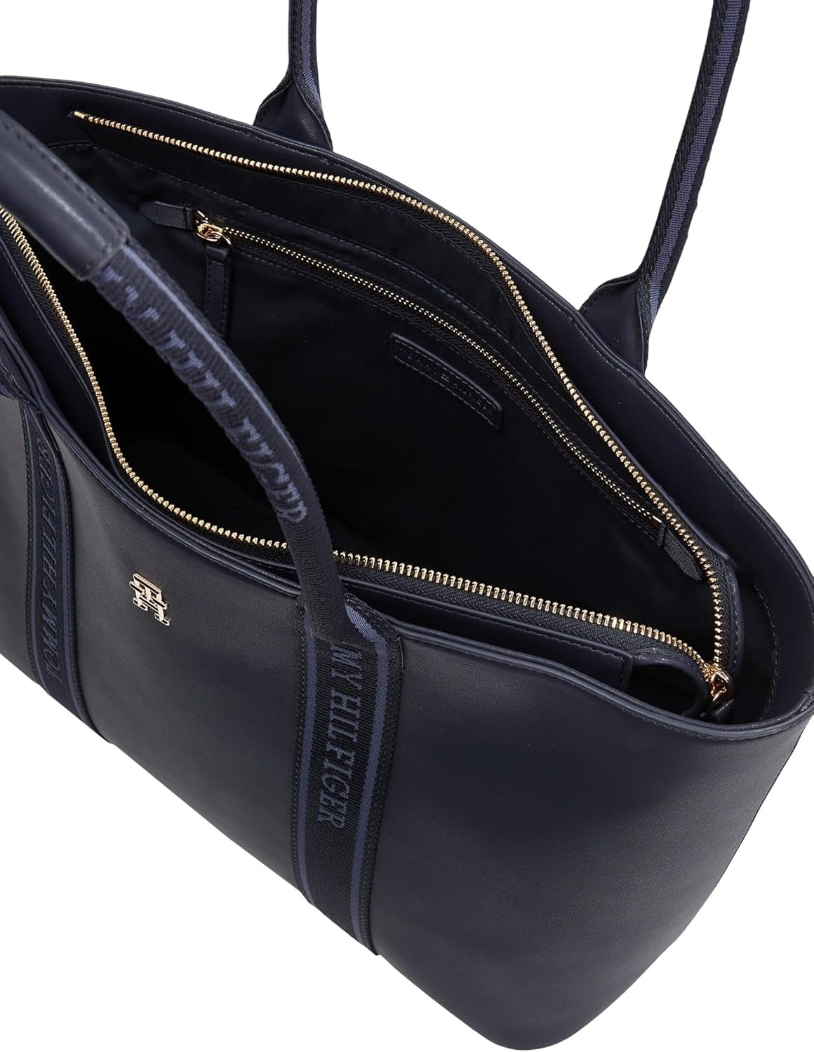 Tommy Hilfiger Th Logotape Tote Aw0aw17198 Tote Bag Dámské Tašky Naty Shop
