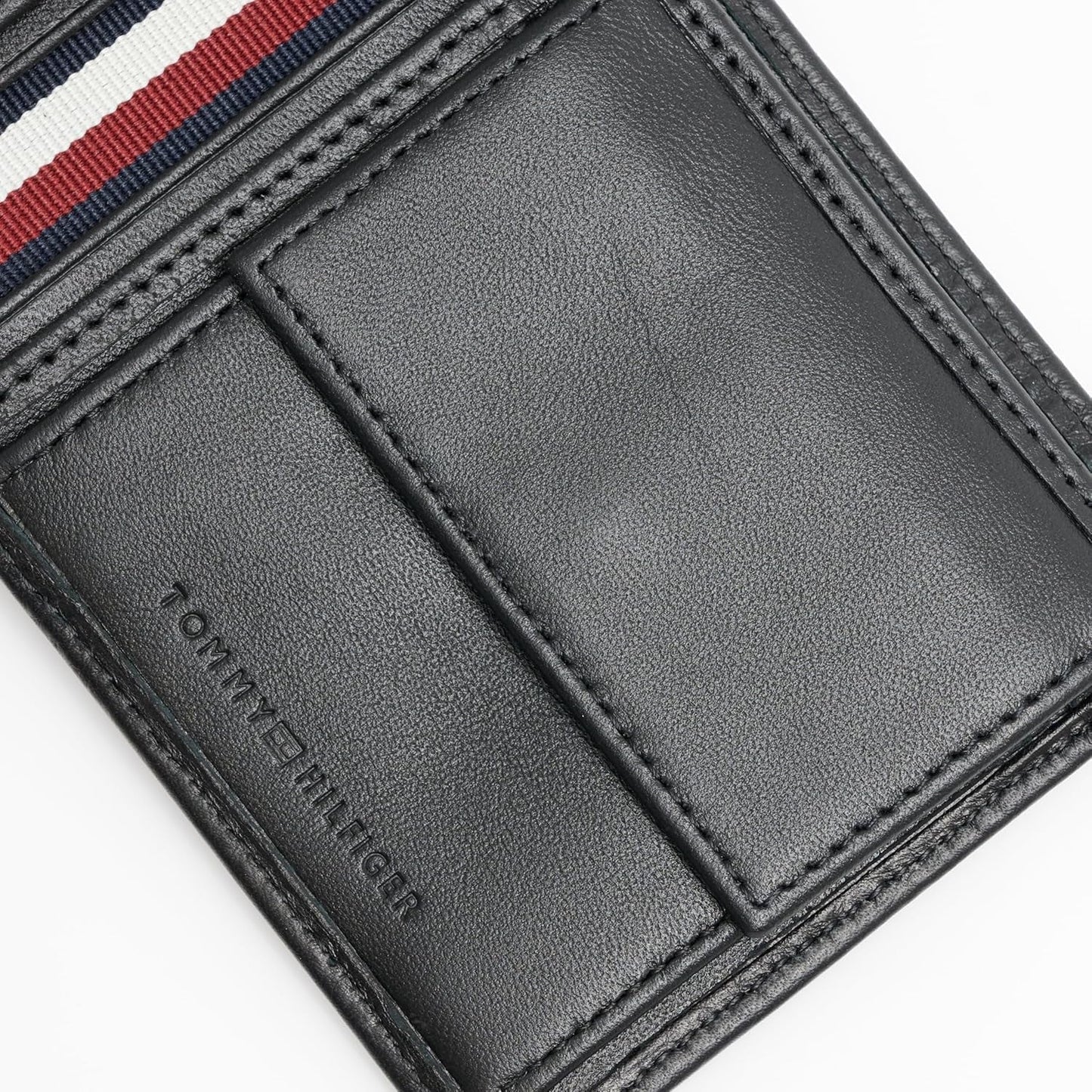 Tommy Hilfiger TH PREMIUM LEATHER EXTRA CC COIN pánská dvojitá peněženka Černá OS pánská peněženka Naty Shop