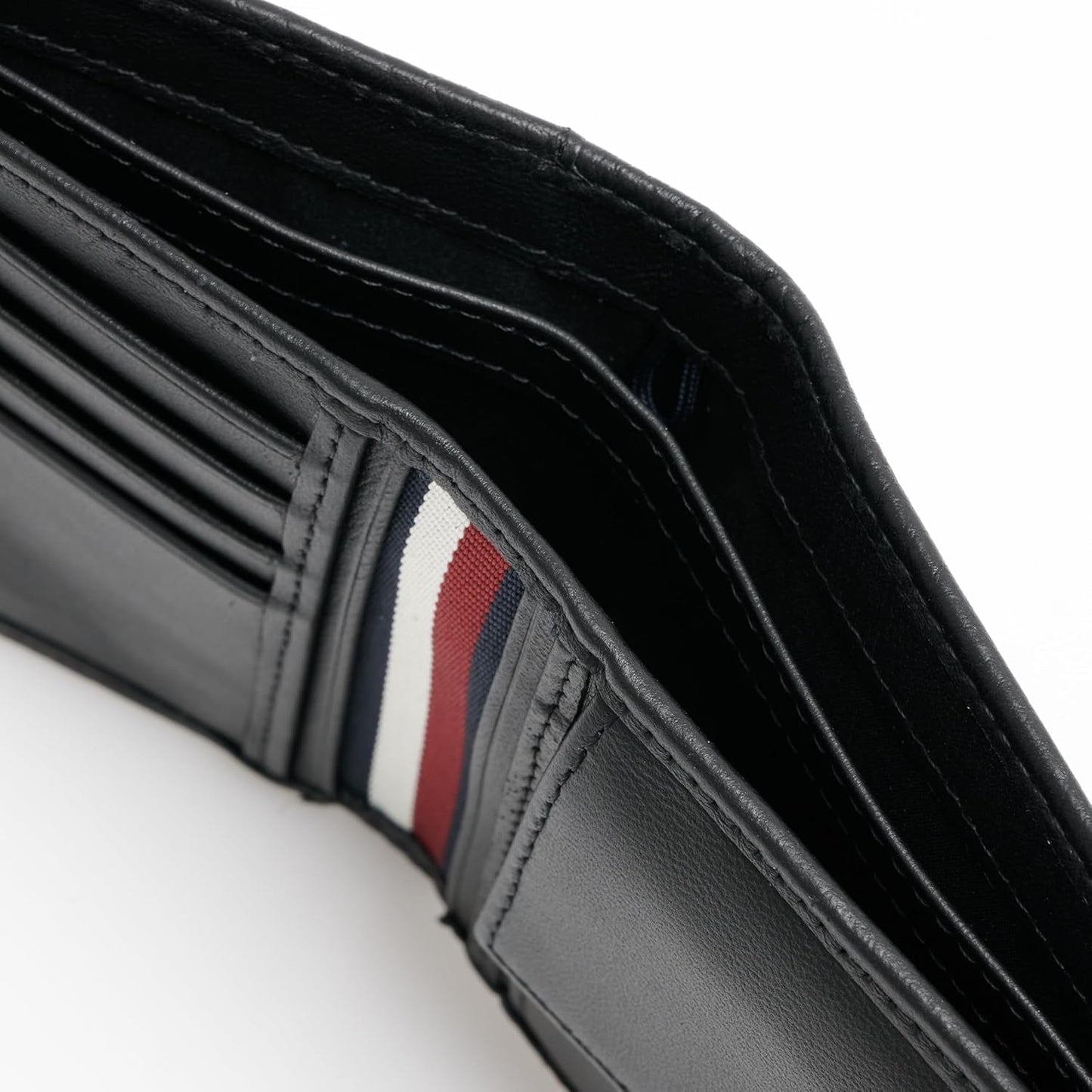Tommy Hilfiger TH PREMIUM LEATHER EXTRA CC COIN pánská dvojitá peněženka Černá OS pánská peněženka Naty Shop