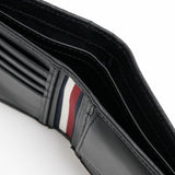 Tommy Hilfiger TH PREMIUM LEATHER EXTRA CC COIN pánská dvojitá peněženka Černá OS pánská peněženka Naty Shop