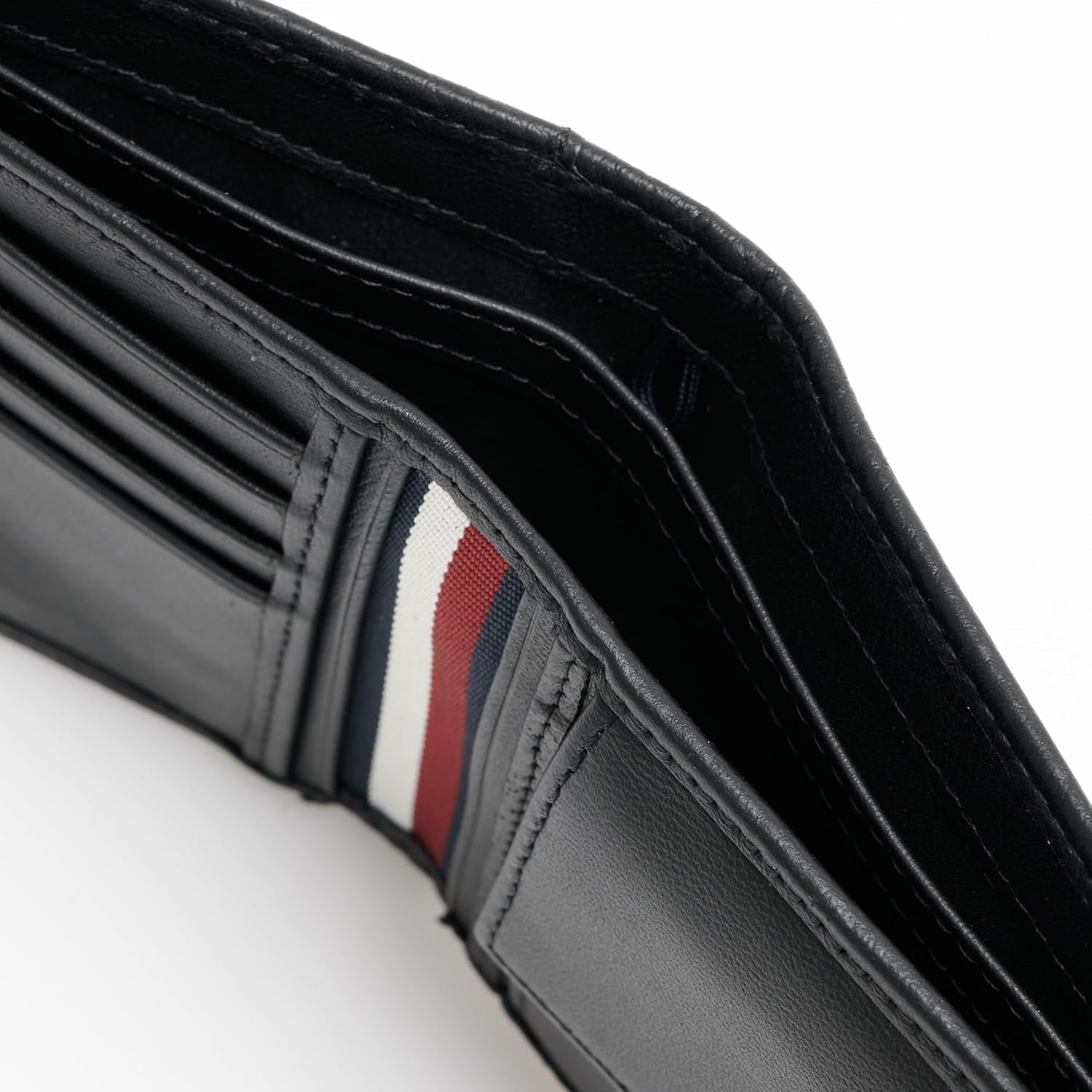 Tommy Hilfiger TH PREMIUM LEATHER EXTRA CC COIN pánská dvojitá peněženka Černá OS pánská peněženka Naty Shop