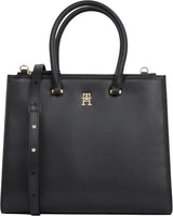 Tommy Hilfiger Tote Bag Eternity Med Taška na zip Dámské tašky Naty Shop Černá (černá) Jedna velikost pro všechny