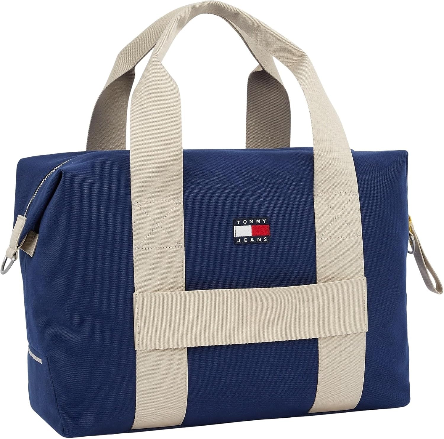 Pánská retro cool víkendová taška Tommy Jeans, sametově modrá, univerzální zavazadla a cestovní potřeby Naty Shop
