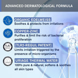 Uriage Baby Peri-Oral Care s organickým vzácným bílým a měděným zinkem 30 ml - Okamžitě zklidňuje podráždění - Opravuje a čistí pokožku - Rychle se vstřebává - Bez parfemace - 94 % složek přírodního původu Děti - Koupel a péče o pleť Naty Shop