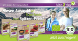 Vita2You Goji bobule 1kg - vlčí bobule - sušené na slunci - nesířené a bez přísad - 1000g - sáček na zip - prémiová kvalita Dehydrované produkty Naty Shop