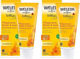 WELEDA Organic Baby Calendula Care Cream Body & Face 75ml - Pleťový krém / pleťový krém pro přírodní kosmetiku se sezamovým olejem a lanolinem pro péči o suchou pokožku. Hydratační pečující krém pro kojence a děti Děti - Koupel a péče o pleť Naty Shop Výchozí název