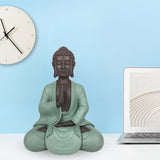 Zen Arôme SBM5 Socha Zen Bodhi, zelená/hnědá, 20 cm vysoká Sošky a plastiky Naty Shop