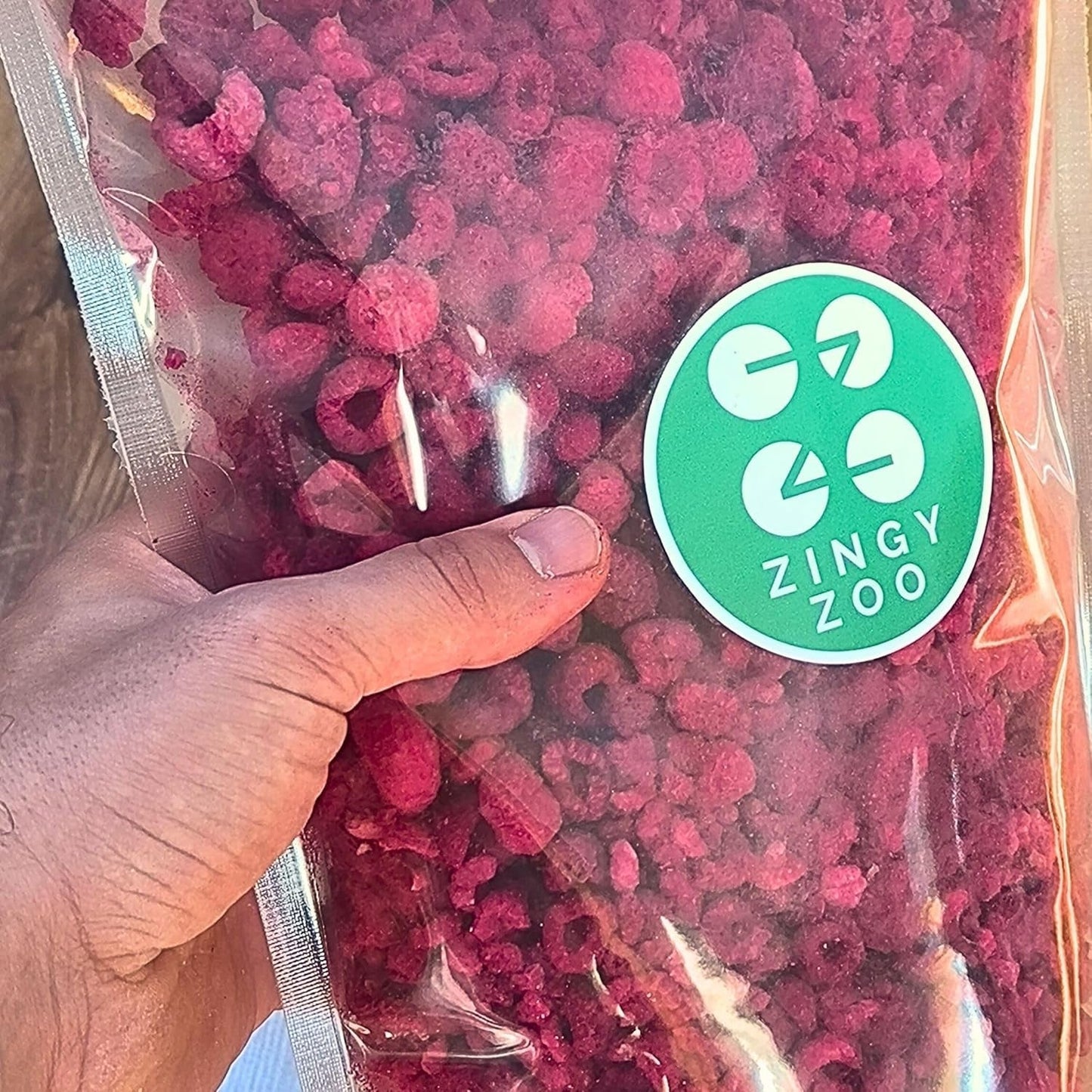 Lyofilizované maliny Nalámané kousky | XL 300g Mrazem sušené ovoce | Sušené maliny Bezlepkové Ovoce sušené mrazem | Ovoce sušené mrazem | Lyofilizované maliny Dehydrované produkty Naty Shop