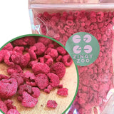 Lyofilizované maliny Nalámané kousky | XL 300g Mrazem sušené ovoce | Sušené maliny Bezlepkové Ovoce sušené mrazem | Ovoce sušené mrazem | Lyofilizované maliny Naty Shop dehydratované produkty 300G