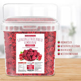 Lyofilizované maliny, BEZ čínských produktů, 500 g lyofilizovaného celého ovoce, bez přísad, ovocné, vyrobeno v Německu Sušené produkty Naty Shop